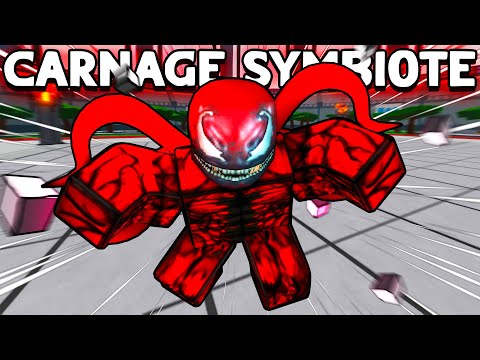 Using CARNAGE MOVESET in ROBLOX Heroes Battlegrounds