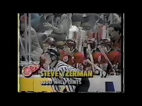 Steve Yzerman's 1,000th Point - 2/24/93