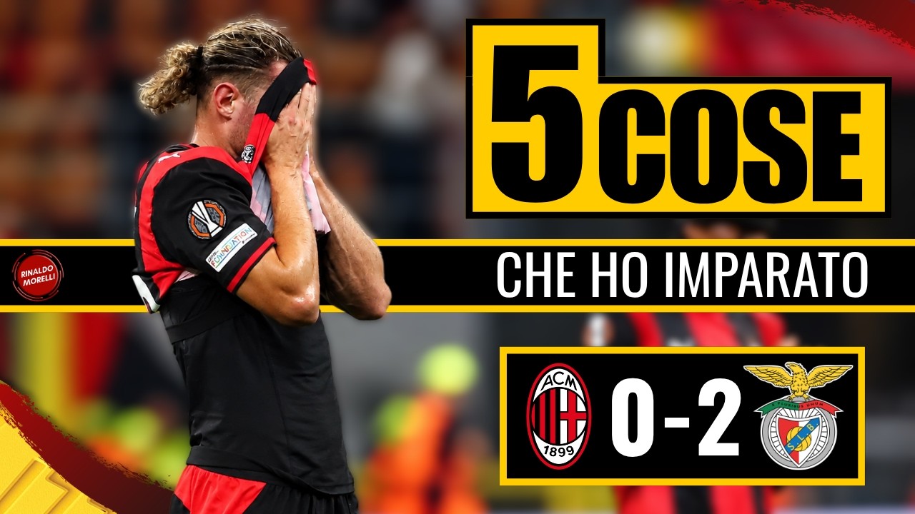 AMORIM è già al CAPOLINEA? | Le 5 cose da Milan-Benfica 0-2