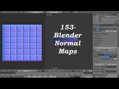 153- Blender - Baking Normal Maps