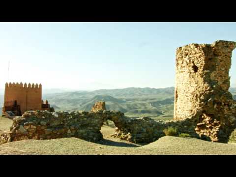 Zamek Tabernas El Zaghal Los Millares Andaluzja Hiszpania