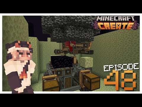 I made an AUTOMATIC WITHER FARM in the CREATE MOD!! | Minecraft Create Mod Ep. 48