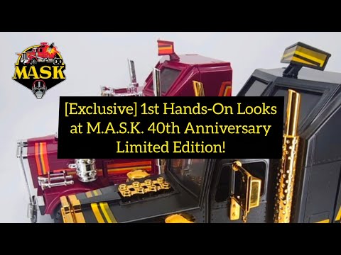 4K [Exclusive] 1st Hands-On at M.A.S.K. 40th Anniversary Limited Edition by The Royal Subjects!