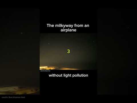 The Milky Way without light pollution #plane #milkyway #stars