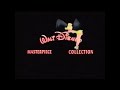 Walt Disney Masterpiece Collection Logo Beau Weaver Voiceover 1996