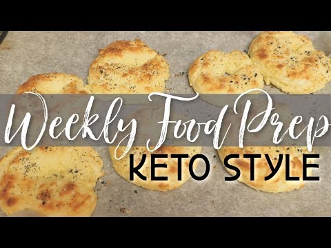Weekly Prep on Keto | Low Carb Bagels, Pumpkin Muffins, and How to Shred Lettuce