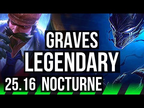 GRAVES vs NOCTURNE (JGL) | Legendary | EUW Master | 25.16