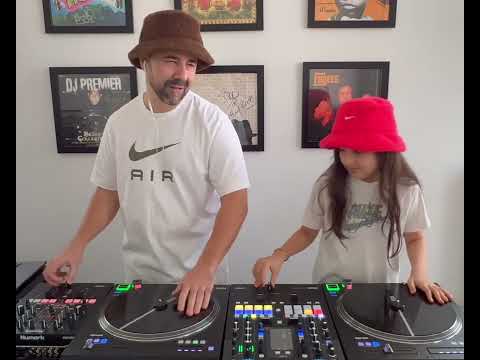 10 Years old Dj Michelle & Dj Shock Funky Scratch Freestyle!