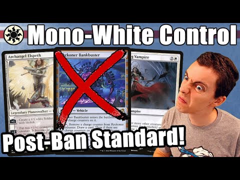 😮 POST-BAN STANDARD! - Mono-White Control - ⚪ - (Standard)