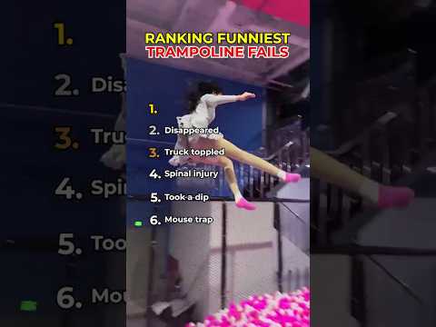 Ranking the Funniest Trampoline Fails 🤣