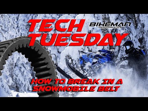 How to break in Snowmobile Belt Bikeman Performance Tech Tuesday