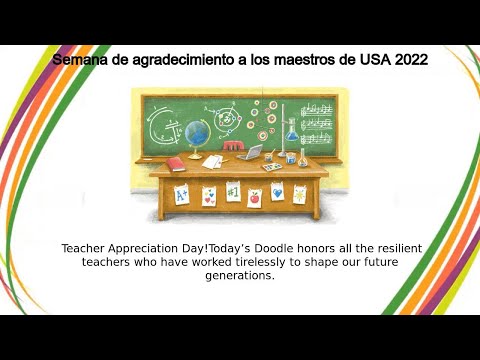 Semana de agradecimiento a los maestros  | Semana de agradecimiento a los maestros de USA 2022