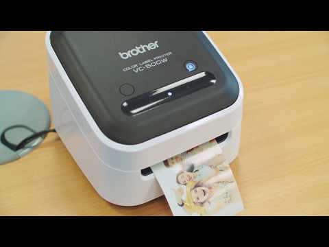 Mit dem VC-500W farbige Etiketten drucken