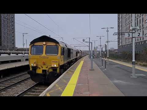 Freight Trains At Tottenham Hale 4 & 2 March 2022