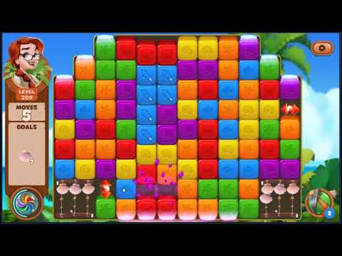 Lost Island Blast Adventure Level 209 - NO BOOSTERS 🏝️ | SKILLGAMING ✔️