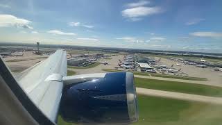 Delta 767-400 Take Off from London Heathrow