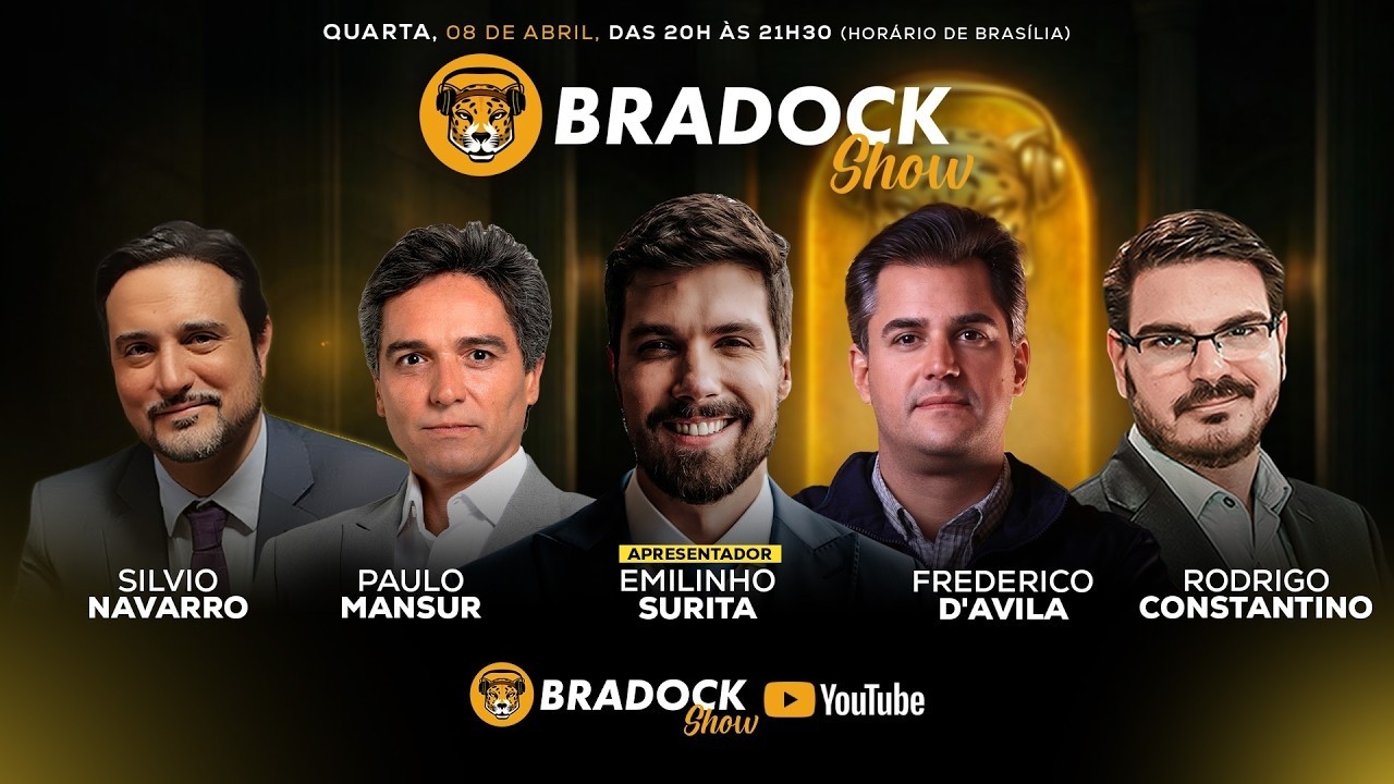 Bradock Show 08/04/26 - PAULO MANSUR, FREDERICO D'AVILA, Emilinho Surita, Consta e Silvio Navarro