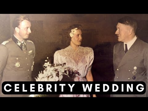Nazi Celebrity Wedding on the Eve of D-Day: Hermann Fegelein Marries Gretl Braun (3rd June '44)