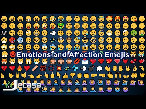 Emoji Meanings Part 56 - All Hand Signs, Gestures, Facial Expressions, Emotions and Affection Emojis