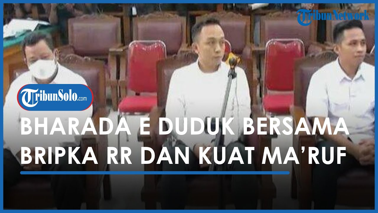 Momen Bharada E Duduk Bersama Bripka Ricky Rizal dan Kuat Ma'ruf di ...
