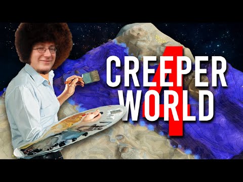PAINTING THE MOST SATISFYING MAP! - CREEPER WORLD 4