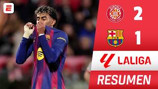 BARCELONA PIERDE EL LIDERATO tras caer vs GIRONA. LAMINE YAMAL FALLÓ UN PENAL | La Liga | RESUMEN