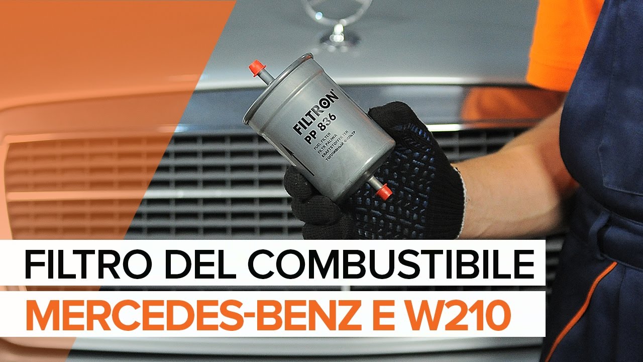 Come cambiare filtro carburante su Mercedes W210 - Guida alla sostituzione