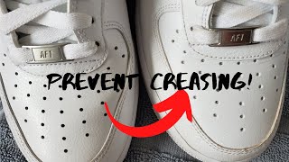 how to stop air force ones from creasing