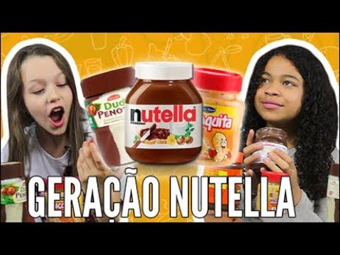 CRIANÇAS REAGEM A NUTELLA, OVOMALTINE E PAÇOQUITA