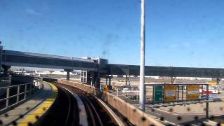 Video on map. Cabview of the entire Skytrain from Jamaica