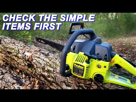 Fixing A Poulan Chainsaw That Won't Start Out Of Storage