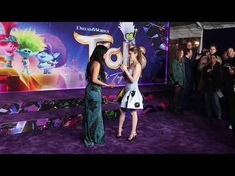 Camila Cabello & Anna Kendrick - premiere of Trolls Band Together #camilacabello #annakendrick