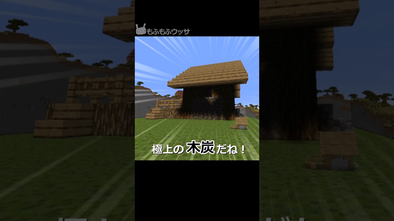 【巨大ブロックで建築】極上の木炭  16x Scale Modern House