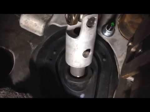 Dodge ram 2500 steering shaft- rubber encased dowel movement- dry steering lightly.
