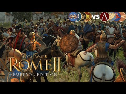 A CRAZY SALLY OUT!!! - Total War Rome 2 Multiplayer Siege Battle