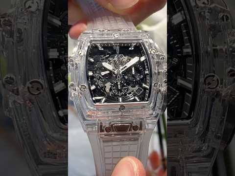 $100,000.00 SAPPHIRE SKELETON CHRONO: Hublot Spirit of Big Bang, true #hautehorlogerie ?