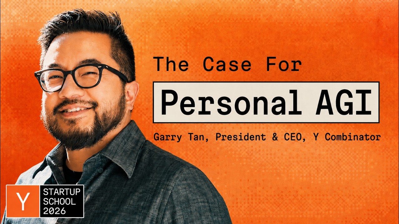Garry Tan: "Personal AGI Is How You Stay Under Your Own Power" - YC