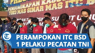 Perampokan Toko Emas di ITC BSD Siang Bolong Ditangkap, Satu Pelaku Pecatan TNI Frustasi