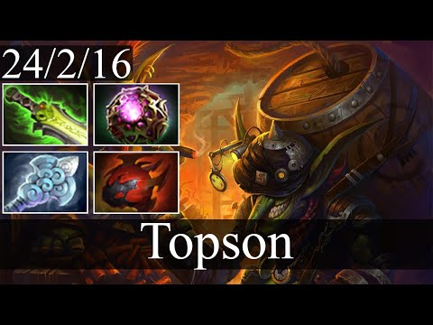Topson - Techies | Midlane Gameplay Dota 2 Patch 7.31b