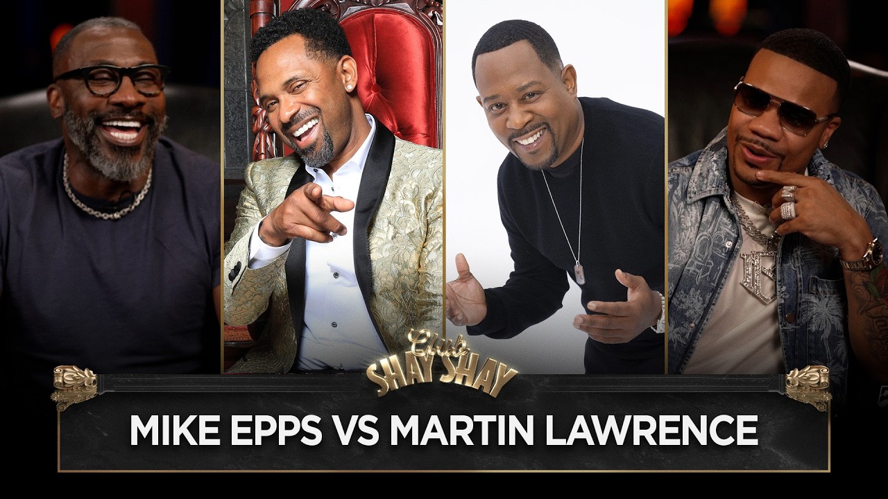 Mike Epps vs Martin Lawrence & Martin Lawrence Taking Mojo Brookzz Advice On A Joke I CLUB SHAY SHAY