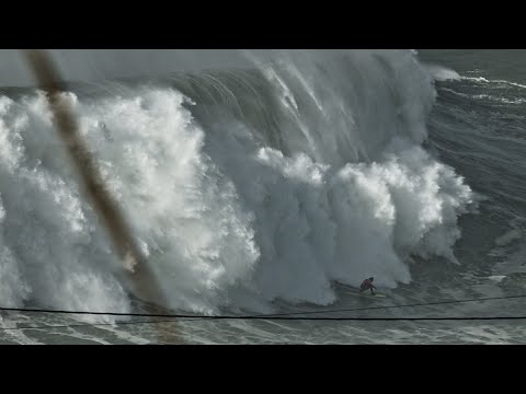 Nic von Rupp – Nazaré XXL Wave  WSL  Tow Support by Clement Roseyro