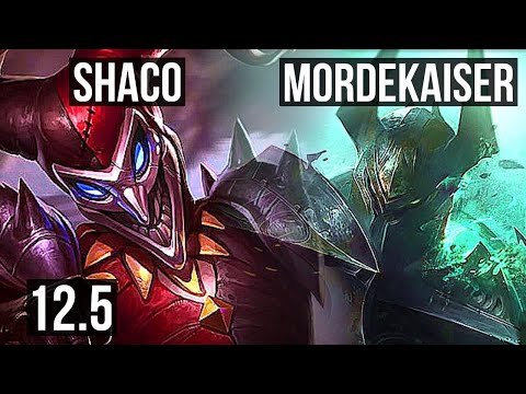 SHACO vs MORDEKAISER (JNG) | 2.7M mastery, 11/2/13, 1400+ games, Legendary | EUW Master | 12.5