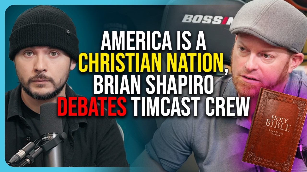 America Is A CHRISTIAN Nation, Brian Shapiro DEBATES Timcast Crew