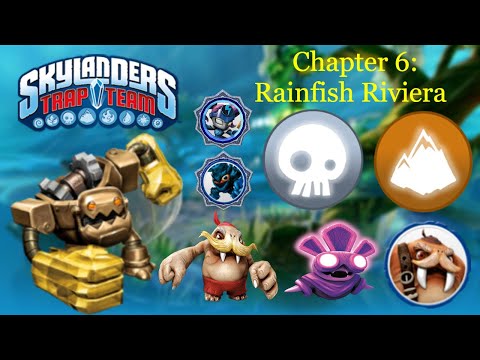 Skylanders Trap Team Rainfish Riviera 100% Walkthrough (Chapter 6)