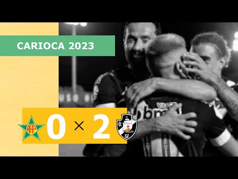 Portuguesa-RJ 0 x 2 Vasco - Gols -  25/01 - Campeonato Carioca 2023