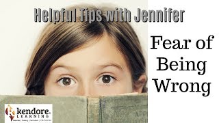 Fear of Being Wrong⎪Kendore Learning/Syllables Learning Center
