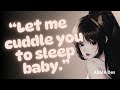 Asmr Girlfriend Cuddling You To Sleep Calling You Good Boy Soft Back Rubs Comfort F4m