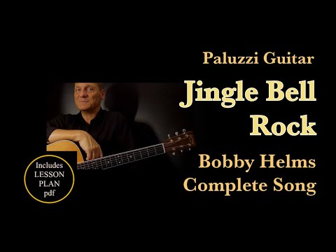 Jingle Bell Rock Guitar Lesson [Christmas Holiday Songs Bobby Helms]
