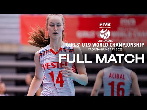 TUR🇹🇷 vs. PUR🇵🇷 - Full Match | Girls' U19 World Championship | Pool B