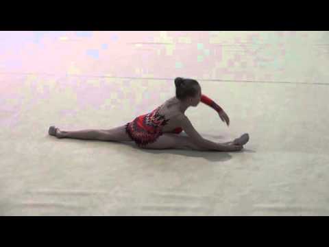 Anna's first Competition - Silhouettes of York RGC - Hershey Invitational